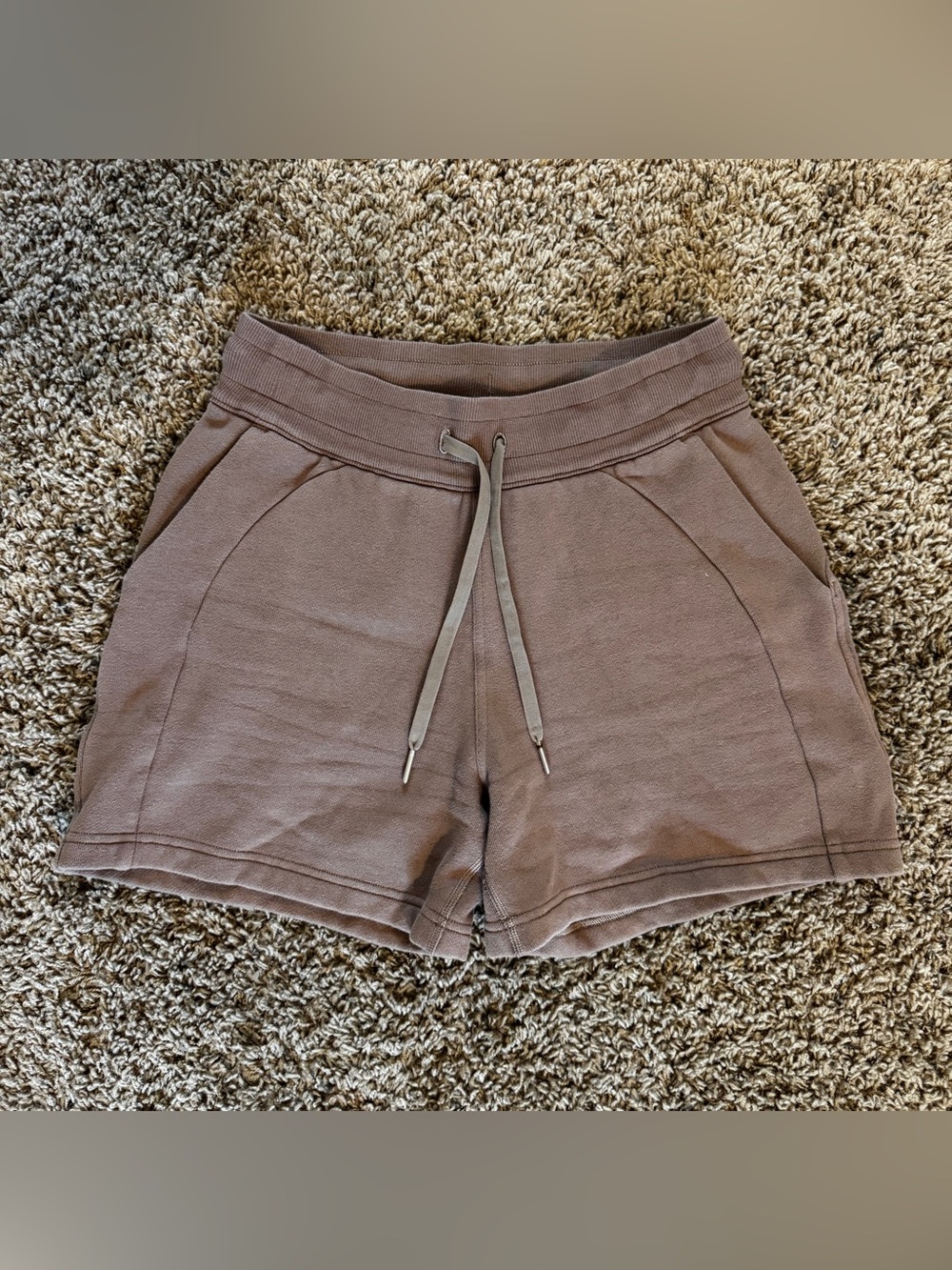 Lululemon Gresyish-Tan Sweatshorts